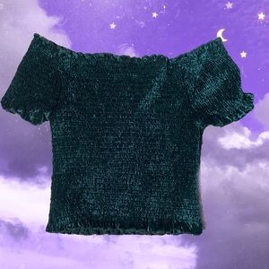 Velvet Green top